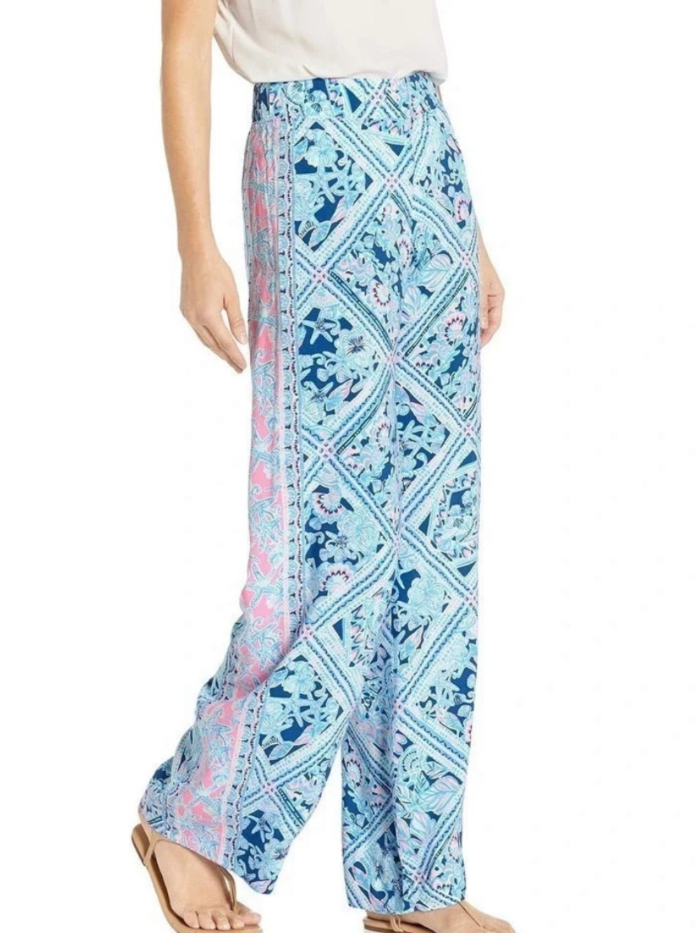 NWT Lilly Pulitzer bal harbour palazzo pants medium